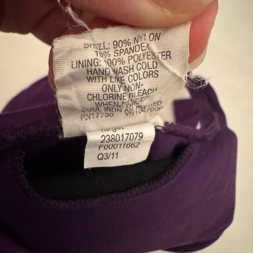 Purple and white stripped bikini from target - Picture 4 of 8